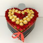 Lovely Heart Box Bouquet - Image 2