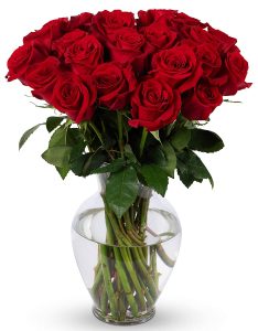 Red Roses Vase - Image 2